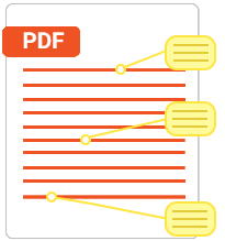 PDF Textkommentare